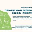 Obowiązek segregacji odpadów tekstylnych i odzieży od 2025 r.